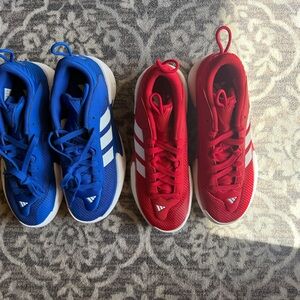 Adidas Red and Blue Sneakers Modern Design